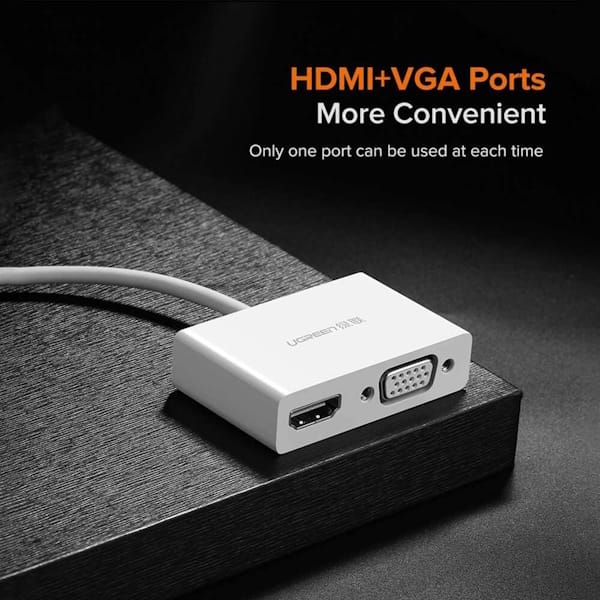تبدیل Type C به HDMI و VGA یوگرین مدل MM123 کد 30843