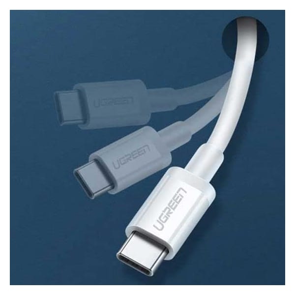 کابل تبدیل USB-C 2.0 Male یوگرین به USB-C 2.0 Male 3A مدل US264 کد 60520