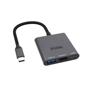 هاب 3 پورت USB-C دی‌لینک مدل DUB-C103