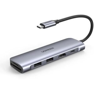 هاب 7 پورت USB-C یوگرین مدل CM195-70411