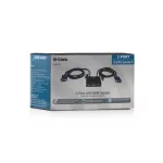 سوئیچ KVM دی لینک مدل KVM-221 با ۲ پورت USB